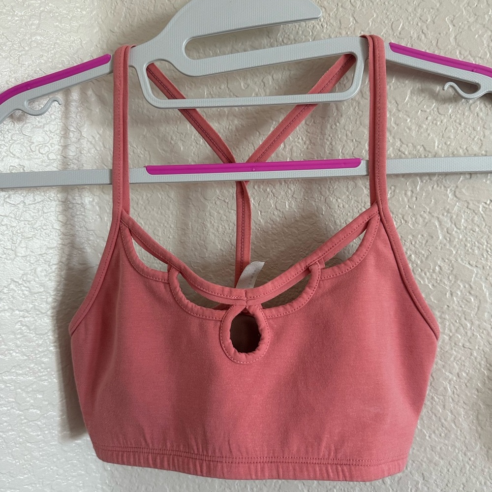 Free People Movement Sports Bra Pink XS